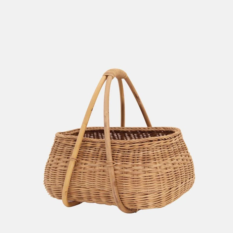 Handmade basket with ergonomic handle Siopsrl