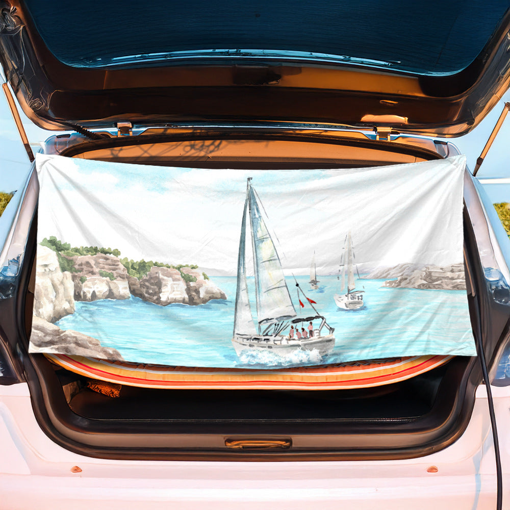 Siopsrl | Luggage protection cover with maritime shell design Siopsrl