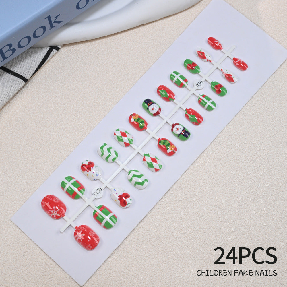 Siopsrl | Children's Fun-Themed Press-On Nail Set Siopsrl