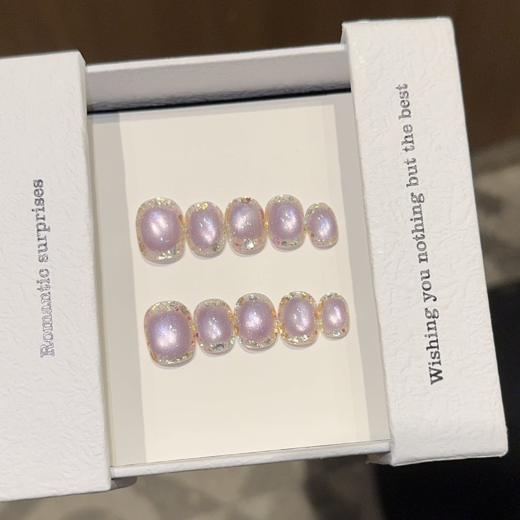 Siopsrl | High-quality artificial nail tips with shimmering effect Siopsrl