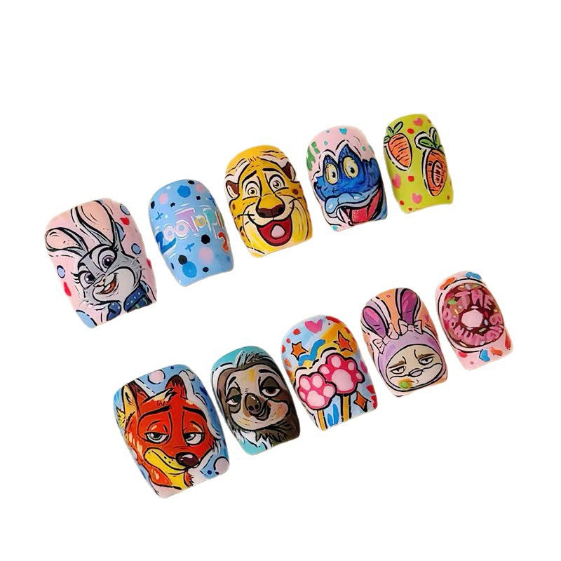 Siopsrl | Playful Character Nail Art Set Siopsrl