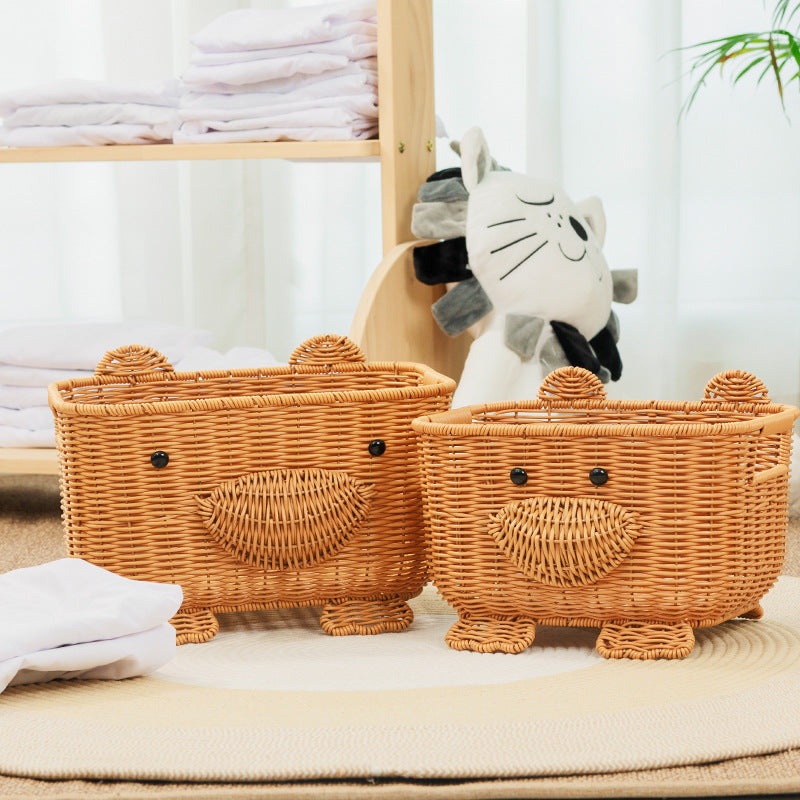 Decorative Animal-Themed Storage Basket Siopsrl