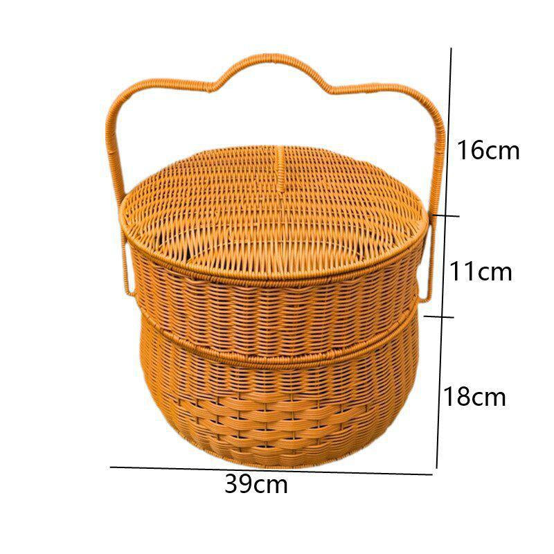 Handwoven Decorative Storage Basket Siopsrl