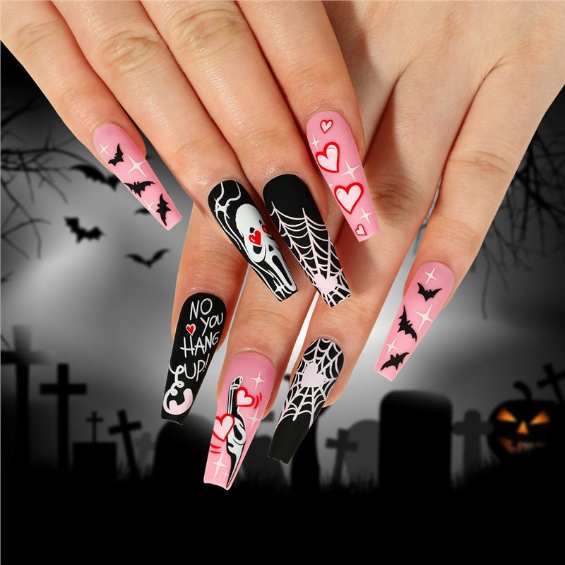 Thematic Halloween Press-On Nail Set Siopsrl