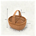 Handcrafted Woven Market Basket Siopsrl