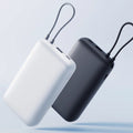 Siopsrl | Compact portable High-capacity power bank with integrated charging cables and matte soft-touch finish Siopsrl