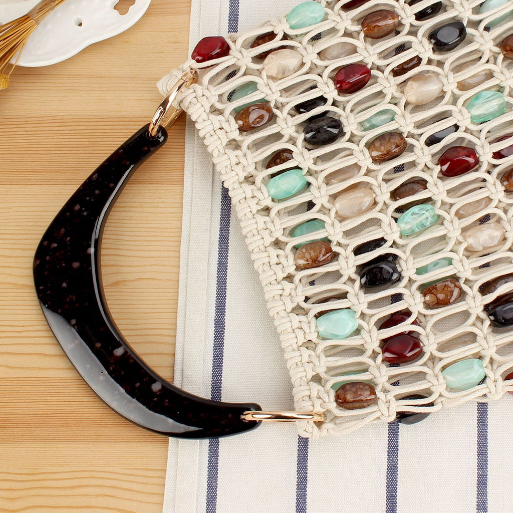 Siopsrl | Handbag with Colorful Decorative Element Siopsrl