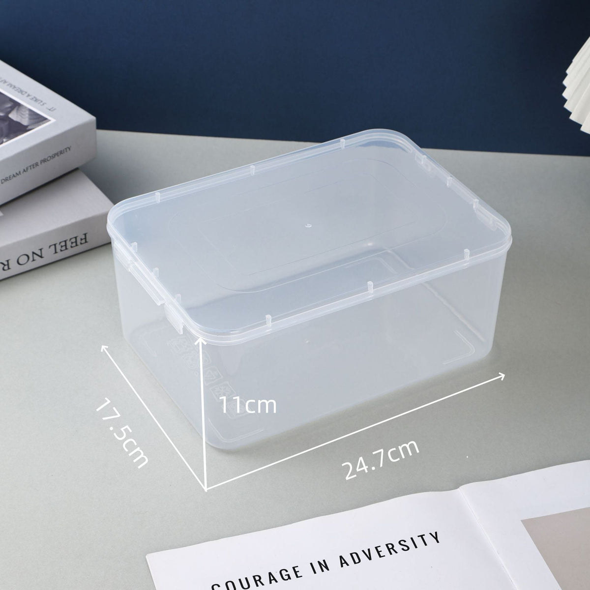 Versatile Rectangular Storage Bin Siopsrl