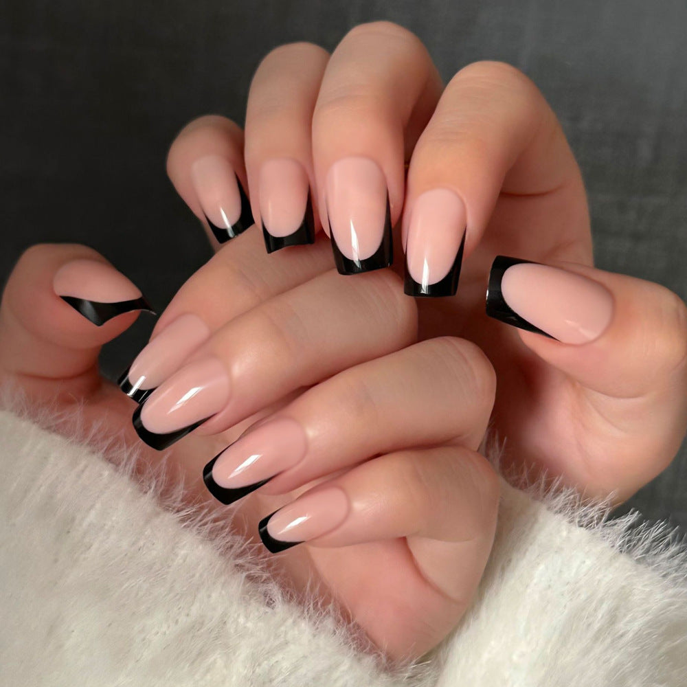Siopsrl | Elegant French Tip Nail Extensions Siopsrl