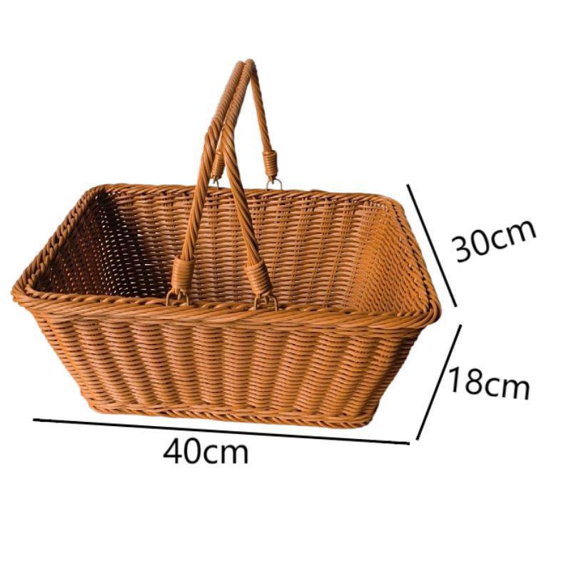 SiopsrlRattan Storage Basket