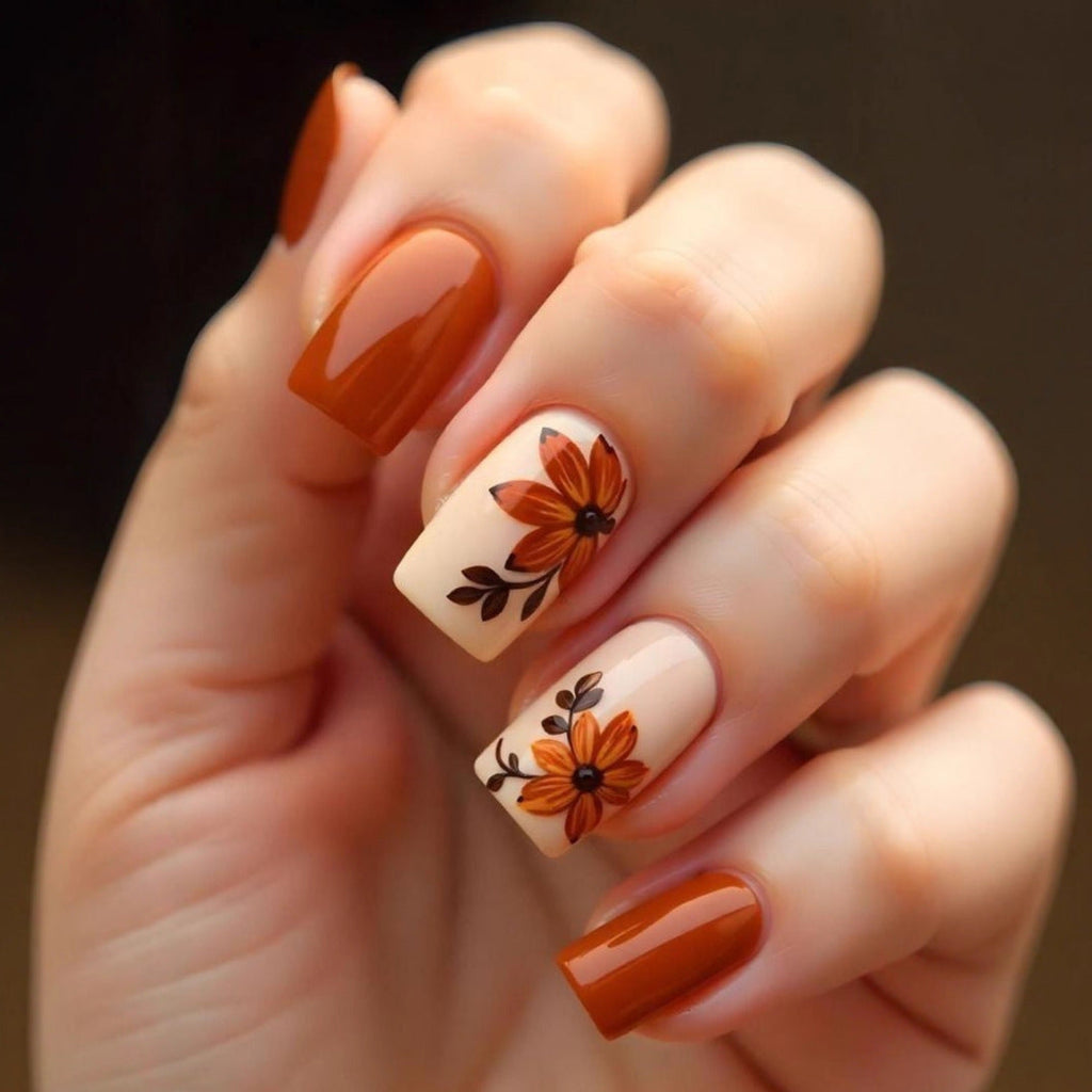 Siopsrl | Creative Nail Art with Exotic Leaf Design Siopsrl