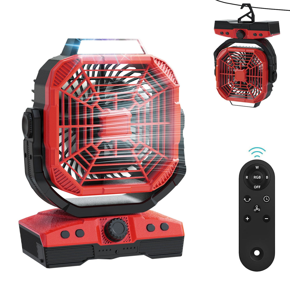 Siopsrl | Men's Multifunctional Rechargeable Camping Light and Cooling Fan Siopsrl