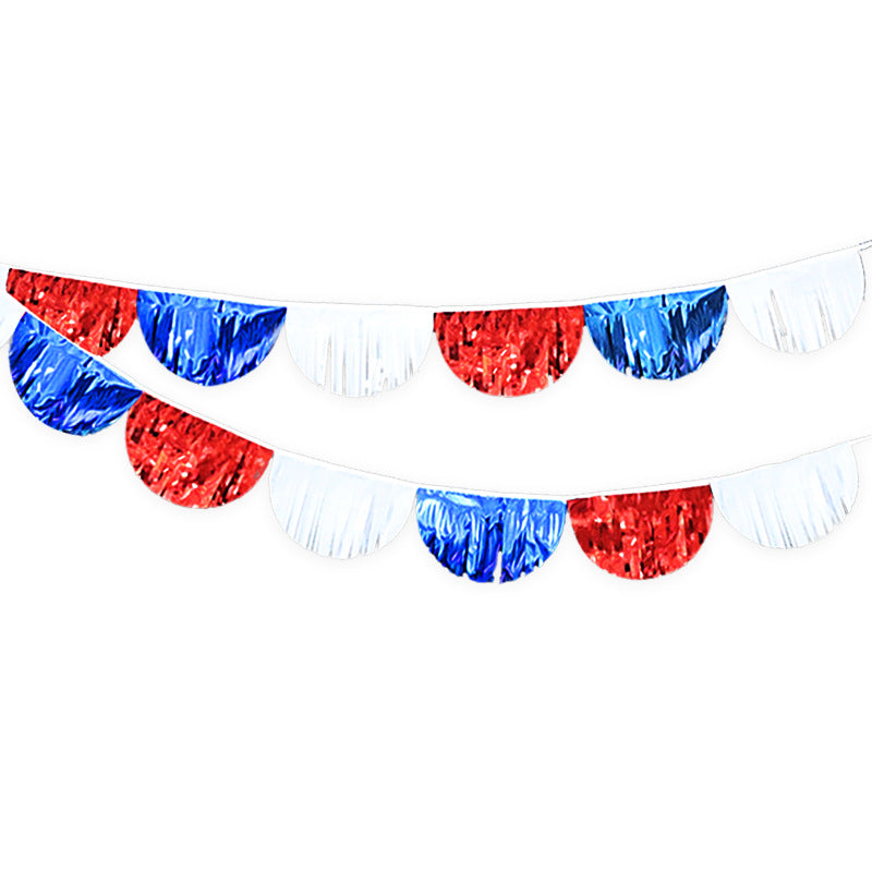 Siopsrl | Unisex nan shiny metallic fringe garland with semicircular pendants Siopsrl