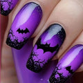 Acrylic nail set with Halloween motif Siopsrl