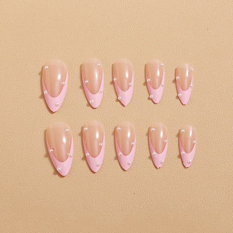 Siopsrl | Acrylic nail set with glamorous 3D decorations and elegant design Siopsrl