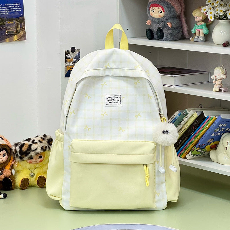 Siopsrl | Stylish Checked Pattern Backpack