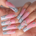Siopsrl | Glittery Star-Embellished Press-On Nails Siopsrl