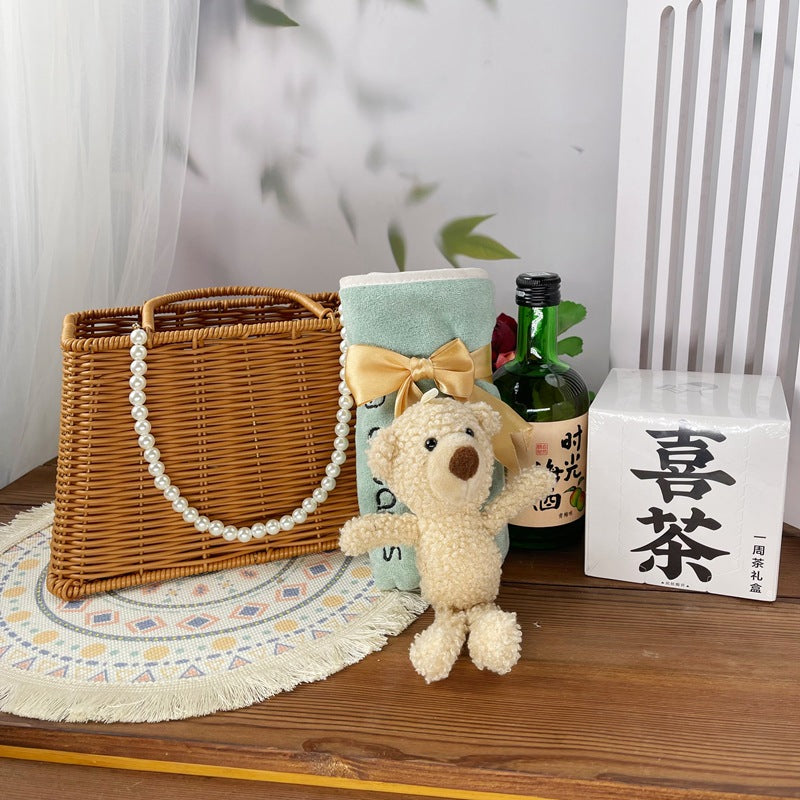 Women Diamond-shaped Handheld Basket Siopsrl