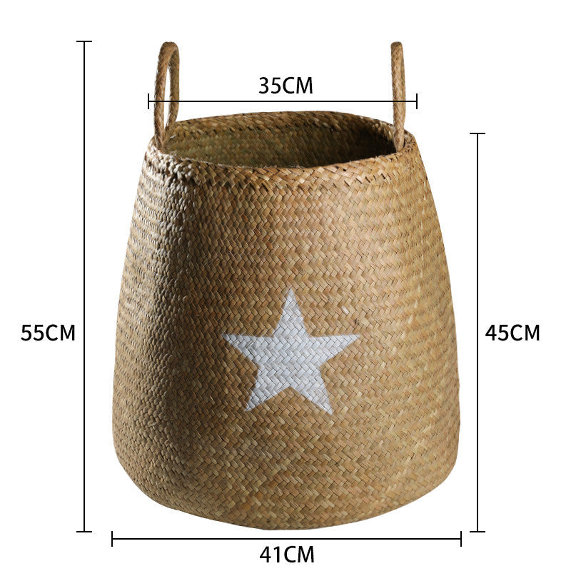 Decorative Natural Wicker Storage Basket Siopsrl