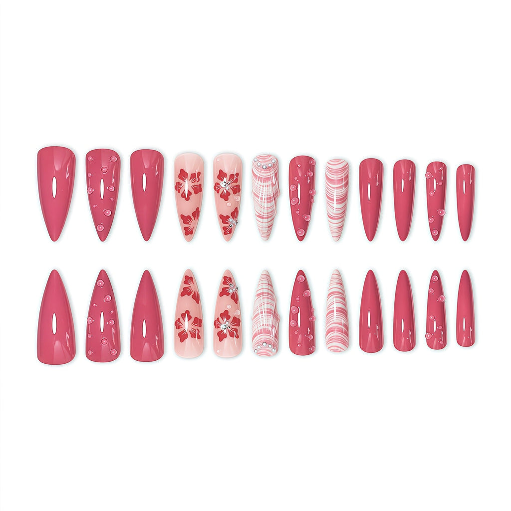 Siopsrl | Floral Art Nail Extensions Siopsrl