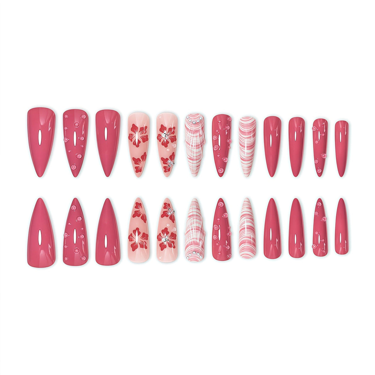 Siopsrl | Floral Art Nail Extensions Siopsrl