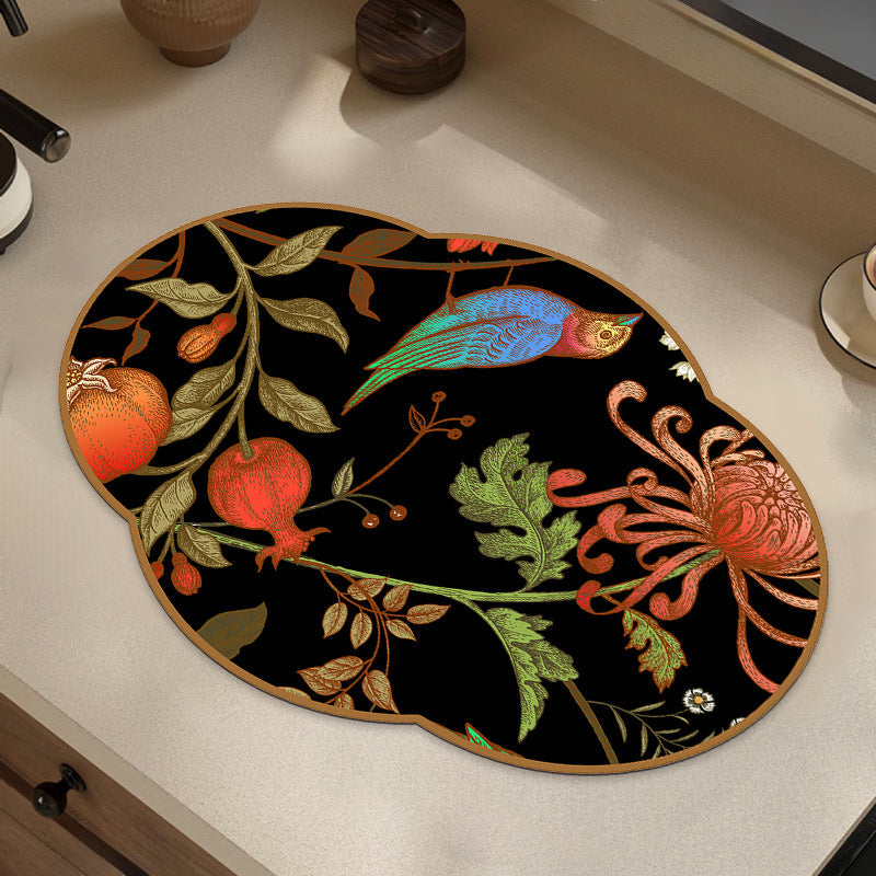 Siopsrl | Artistic Floral Area Rug
