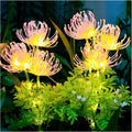 Realistic Solar LED Garden Flower Stake With Chrysanthemum Bloom And Flexible Waterproof Stem Siopsrl