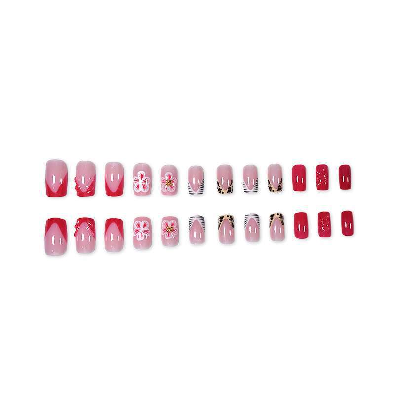 Siopsrl | Creative Floral Press-On Nail Art Set Siopsrl