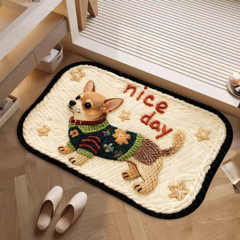 Siopsrl | Decorative Dog-Themed Bath Rug Siopsrl