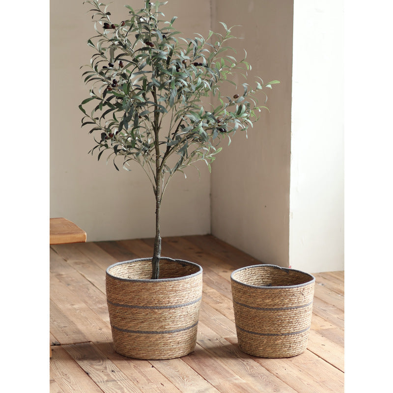 Handwoven decorative basket Siopsrl
