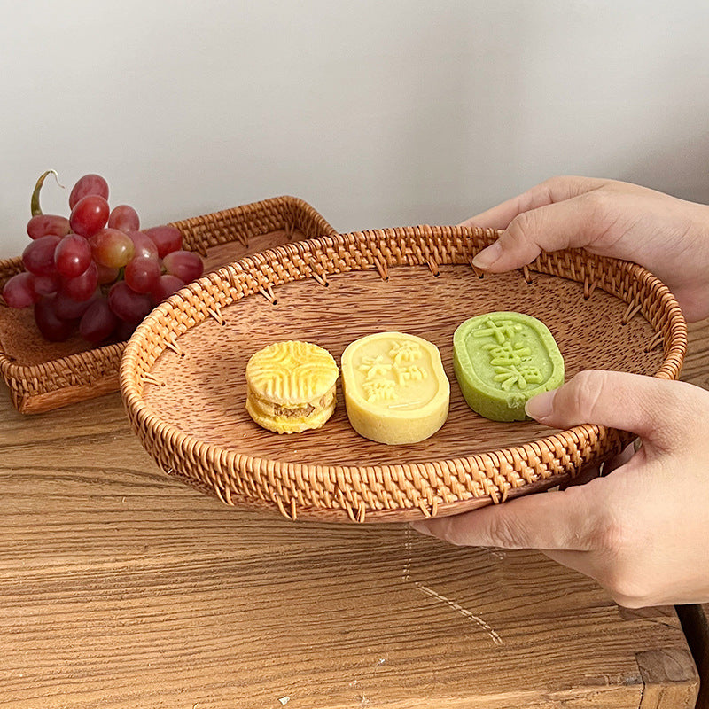 Handcrafted decoration basket in natural design Siopsrl