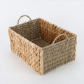 Basket made of natural wicker
