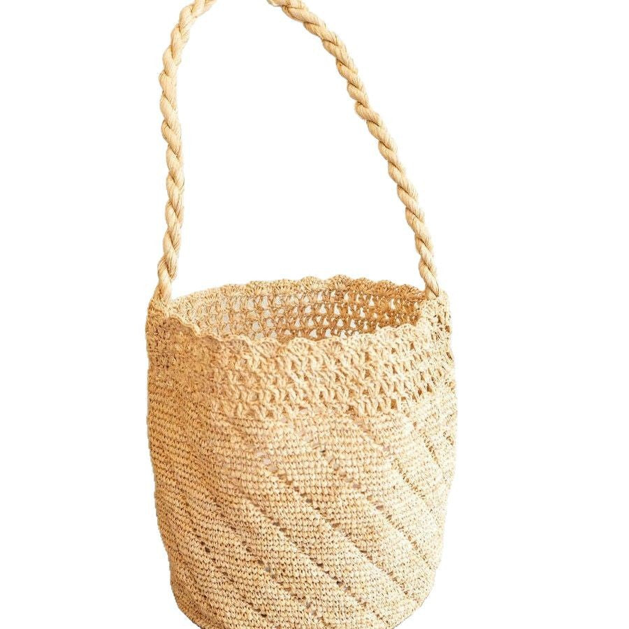 Hand-knotted basket bag Siopsrl