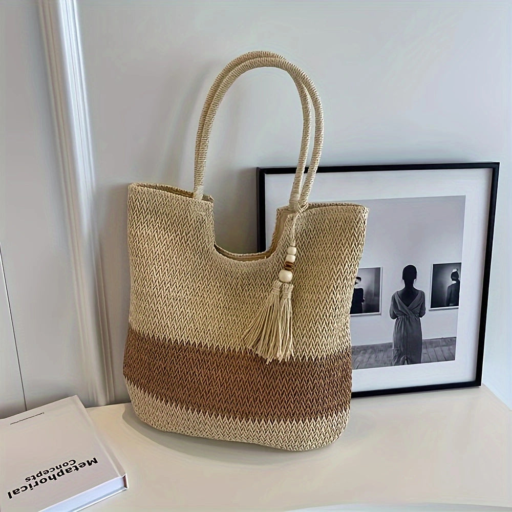 Siopsrl | Handmade Macrame Bag with Decorative Fringes Siopsrl