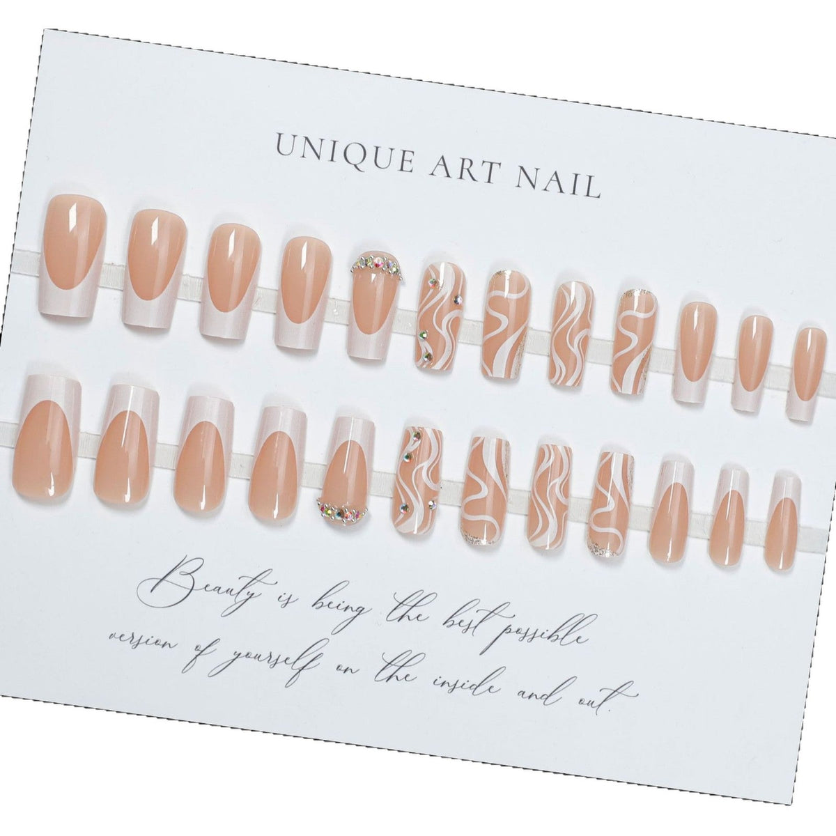 Siopsrl | Artistic Gel Nail Tips Set Siopsrl
