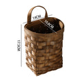 Handcrafted Wicker Storage Cylinder Siopsrl