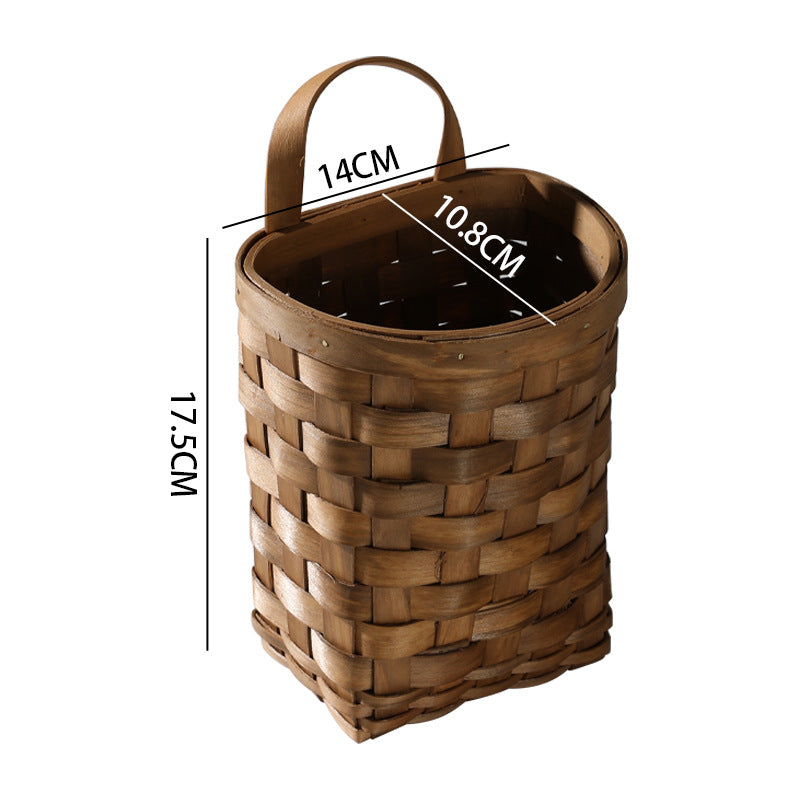 Handcrafted Wicker Storage Cylinder Siopsrl