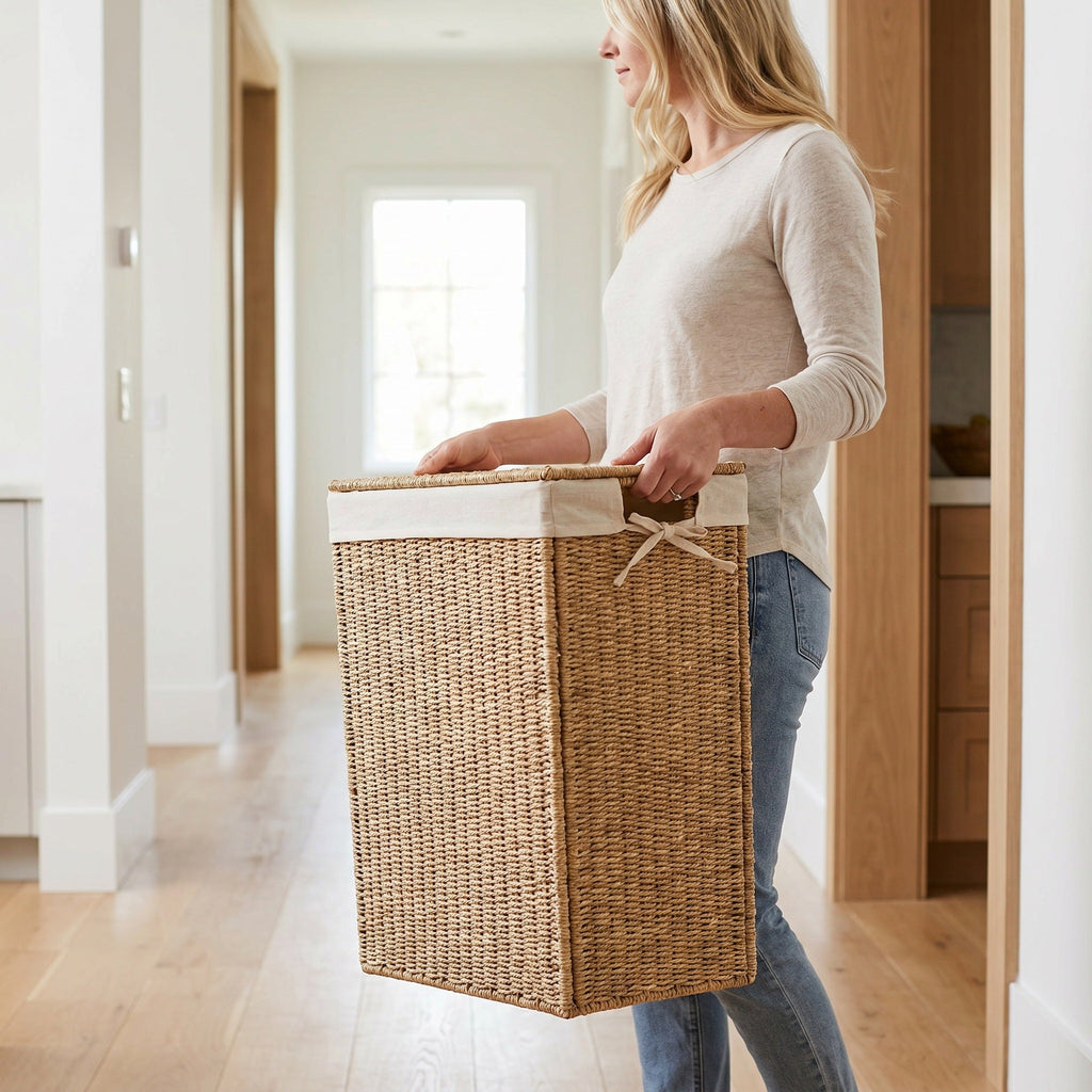 Woven Laundry Basket Siopsrl