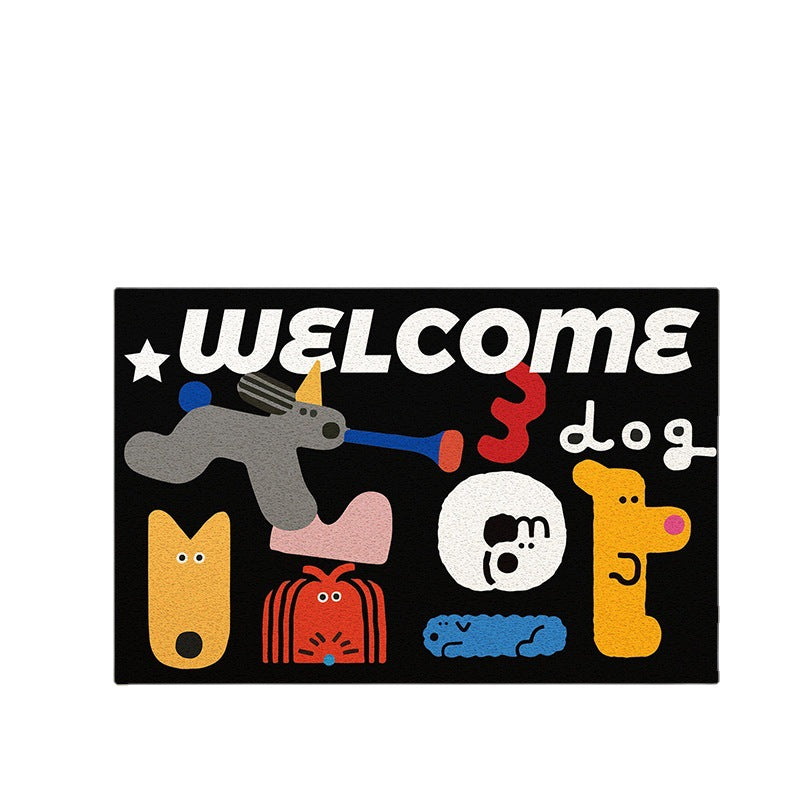 Siopsrl | Playful Illustrated Welcome Mat Siopsrl