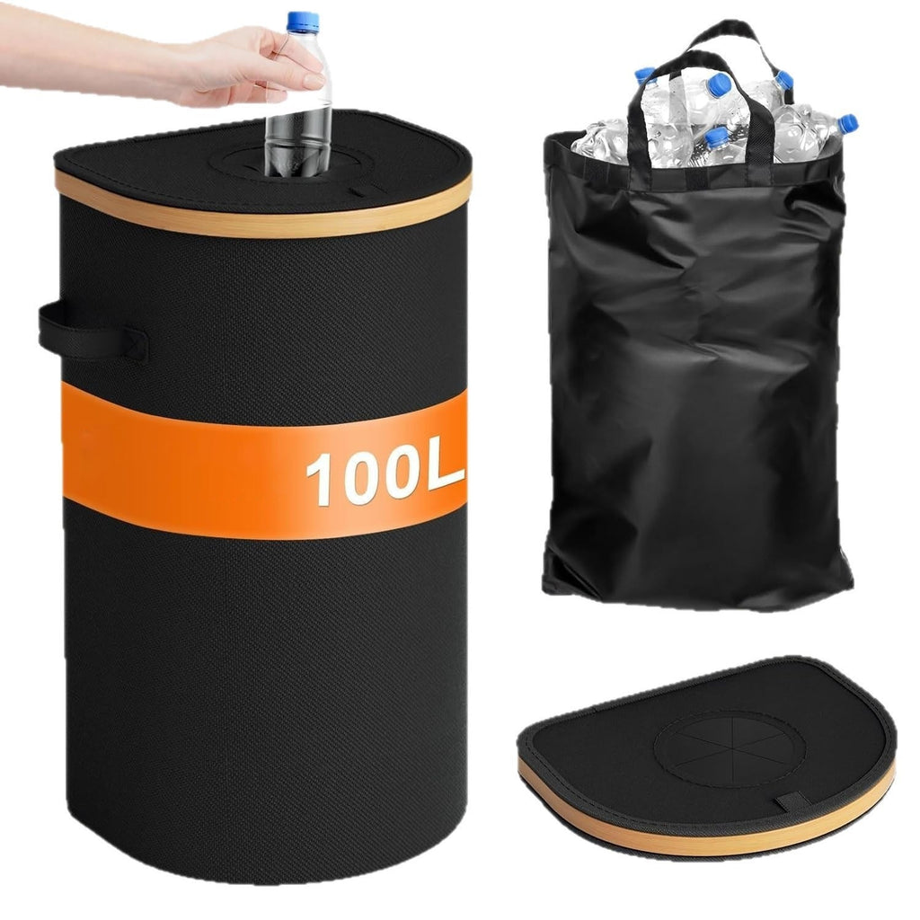 Waste separation container with practical lid and large volume Siopsrl