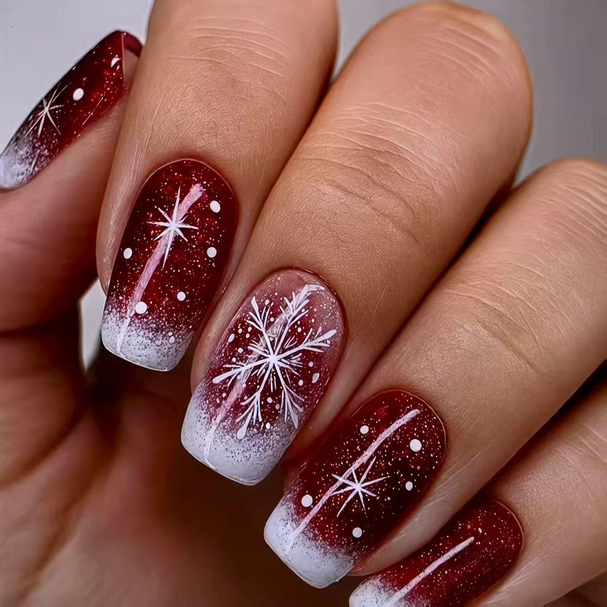 Siopsrl | Creative Winter Art Nails Siopsrl