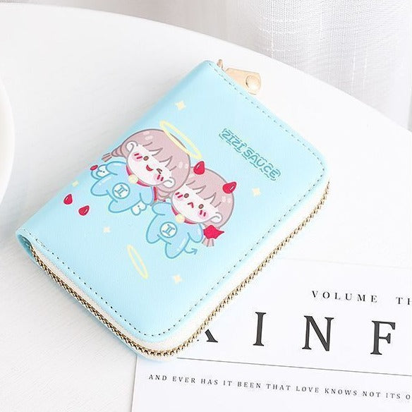 Siopsrl | Cute Cartoon Character Zip Wallet Siopsrl