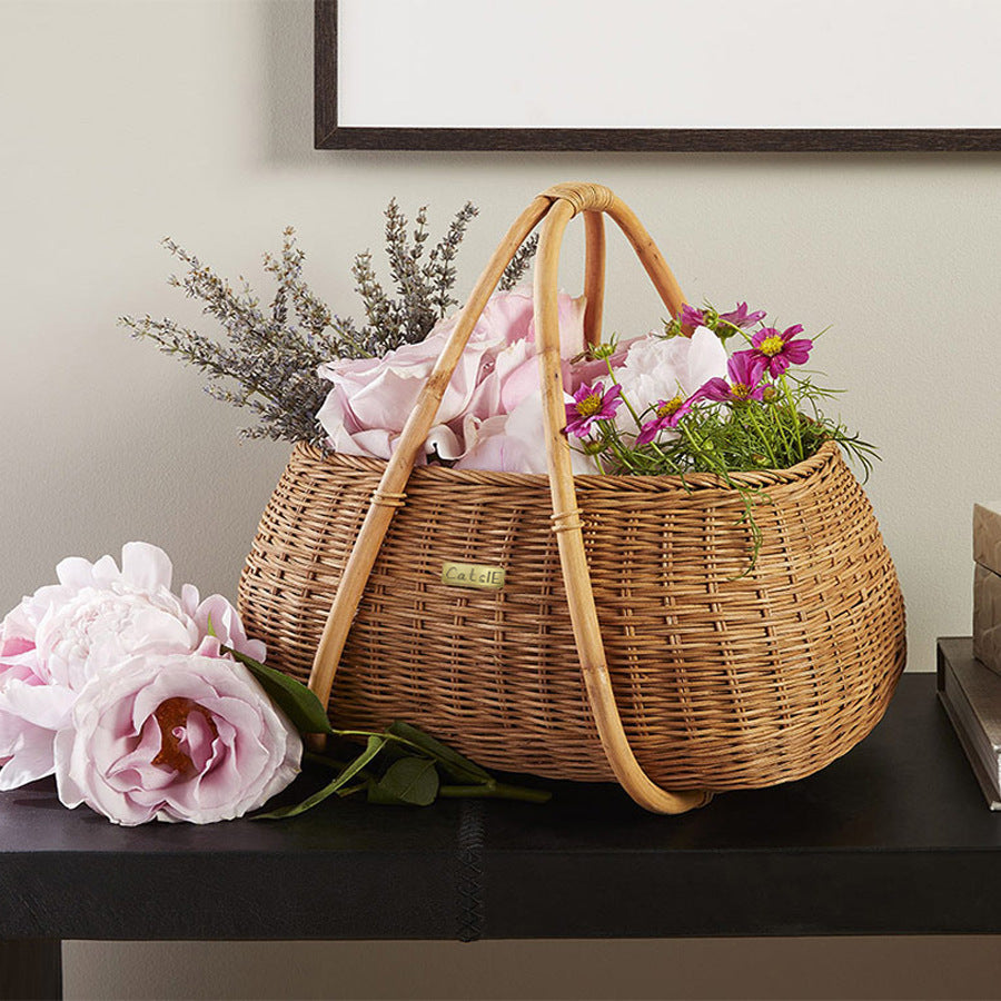 Handmade basket with ergonomic handle Siopsrl