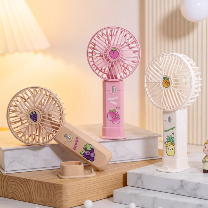 Siopsrl | Portable battery-operated handheld fan with multiple speed settings Siopsrl