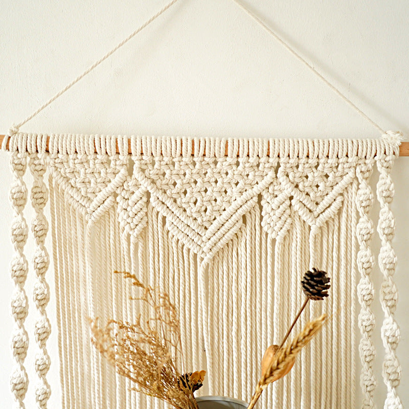 Macramé Wall Hanging Shelf Organizer Siopsrl