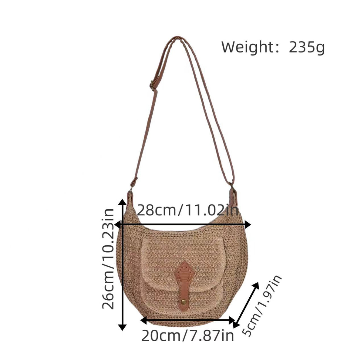 Siopsrl | Shoulder bag with leather accents Siopsrl