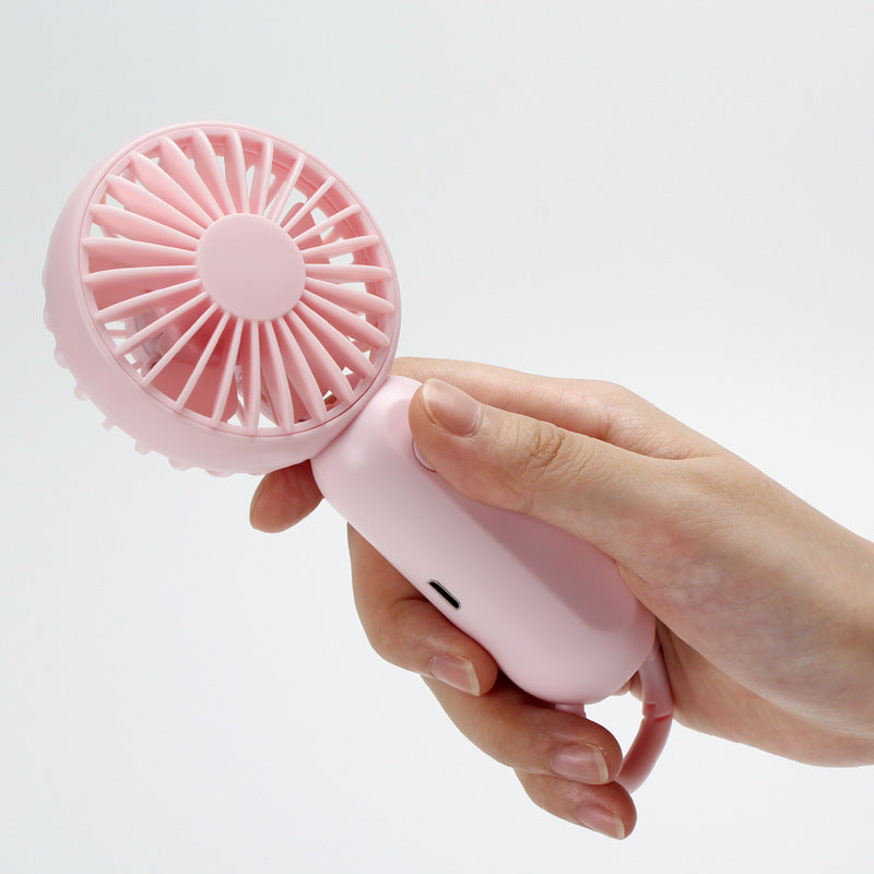 Siopsrl | Unisex portable mini hand fan with USB charging and carrying strap Siopsrl