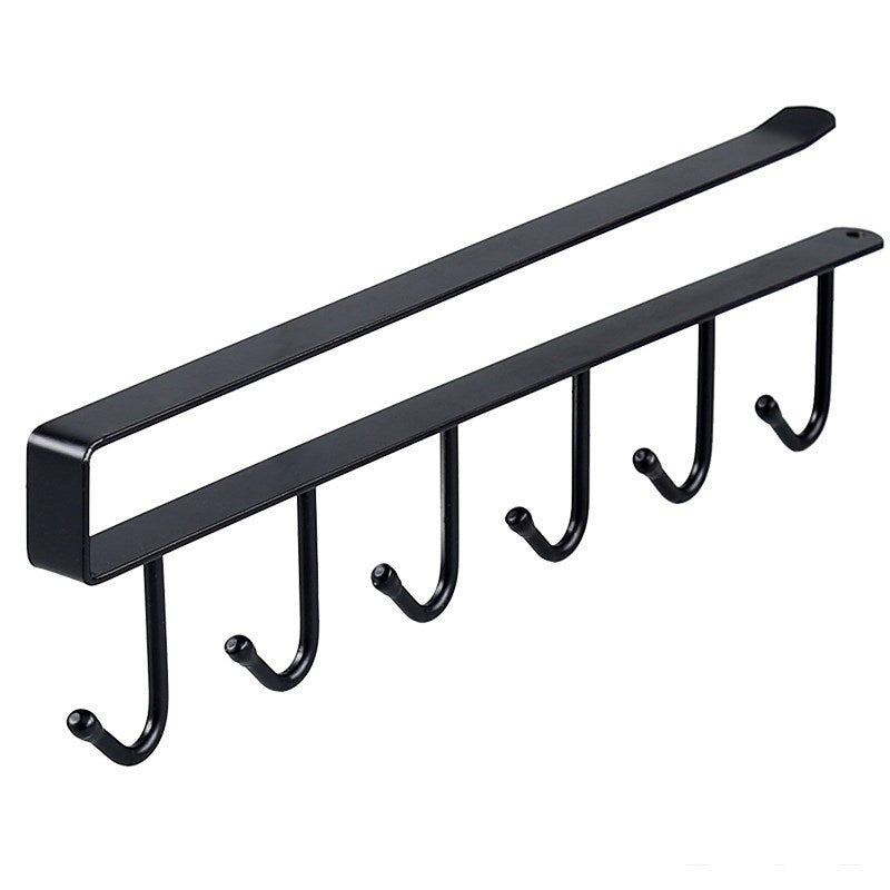 Wall Mounted Hook Rack Organizer