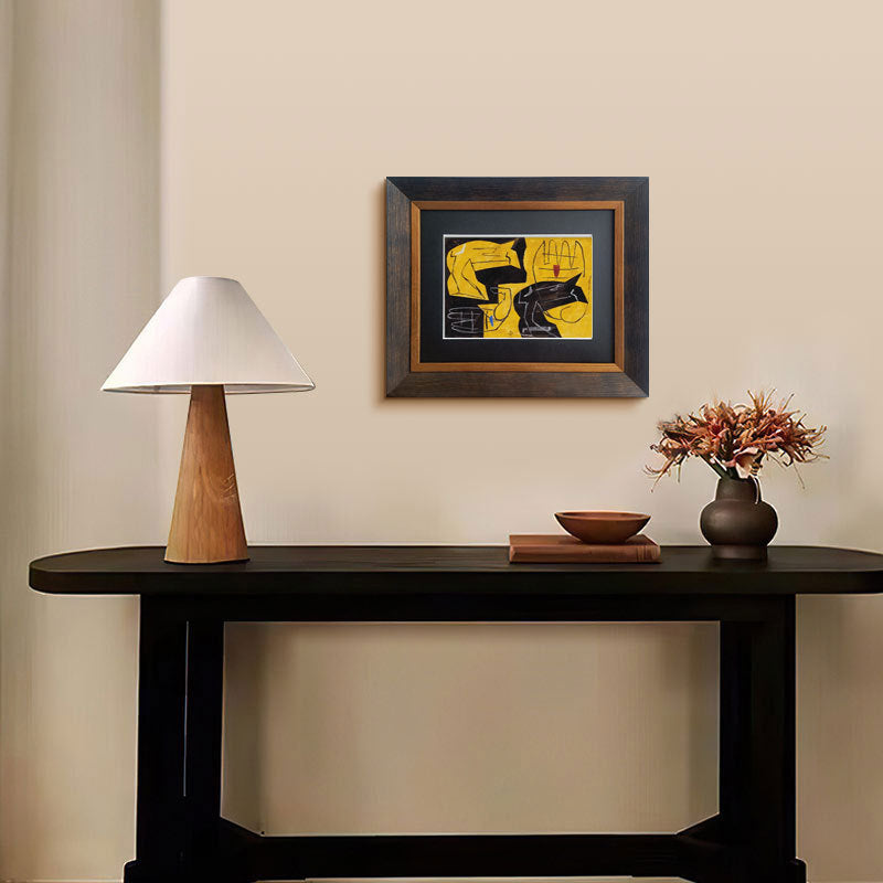 contemporary abstract framed art