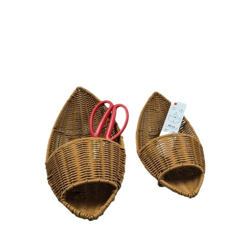 Siopsrl | Decorative Woven Boat-Shaped Basket Siopsrl